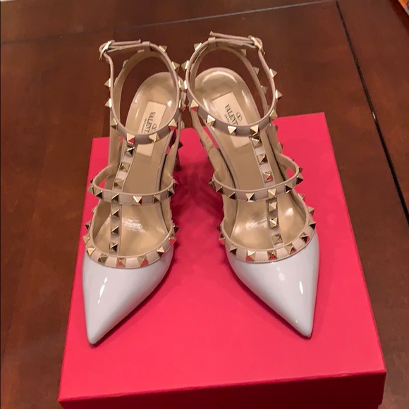 Valentino Garavani Shoes - Valentino Rockstud Ankle Strap Pump